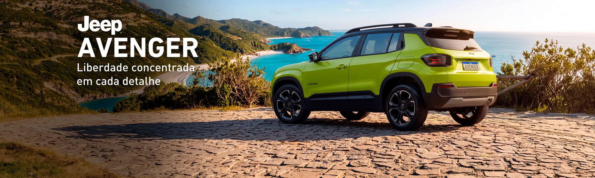 Jeep Avenger — liberdade concentrada em cada detalhe